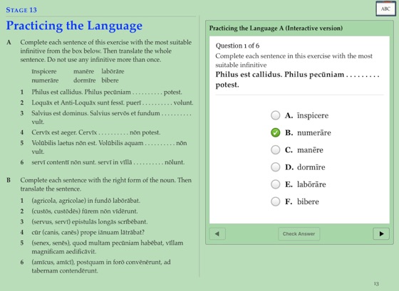 Cambridge Latin Course Book 1 Stage 12 Ad Urbem Translation