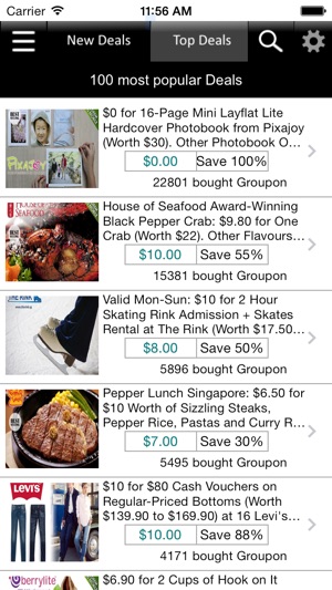 Deals Singapore(圖1)-速報App