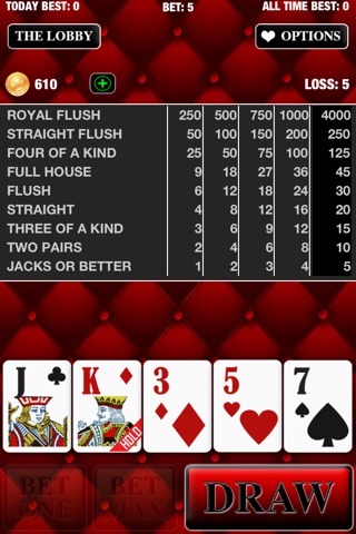 High Rollers Video Poker - 6 casino cards games in 1 screenshot 4