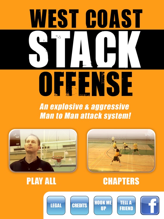 West Coast STACK Offense - With Coach Steve Ball - Full Court Basketball Training Instruction - XL