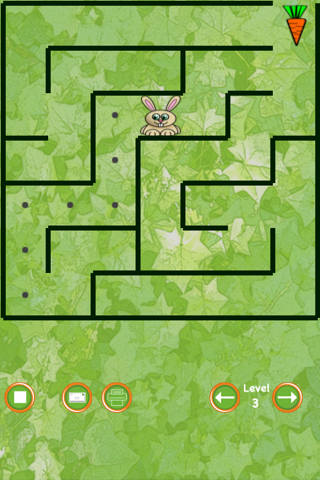 Bunny Maze Race (rabbit vs turtle) screenshot 3