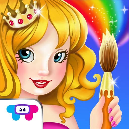 Paint Sparkles: Princess Party! iOS App