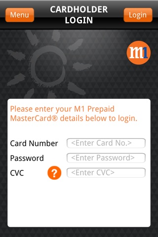 M1 Prepaid MasterCard screenshot 3