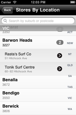 Surf Stores screenshot 3