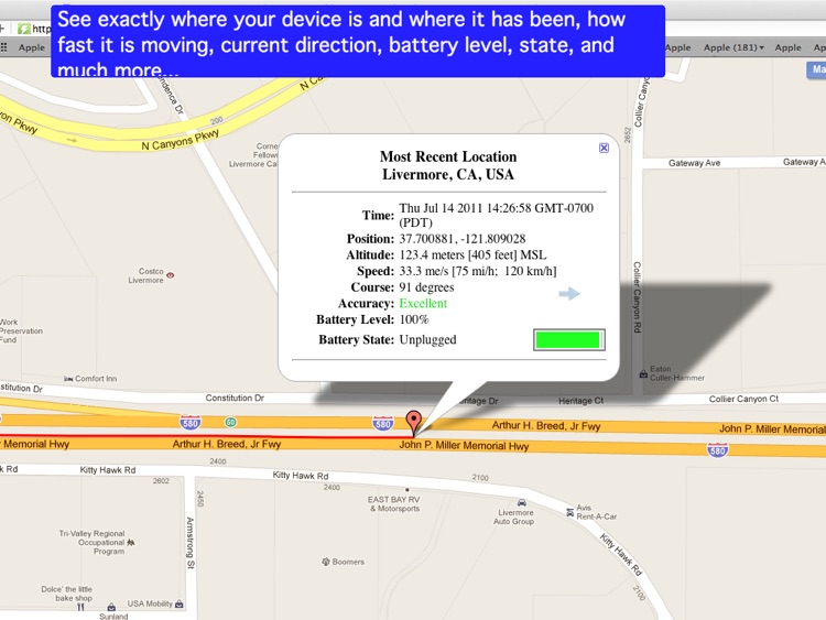 Tracking for iPad