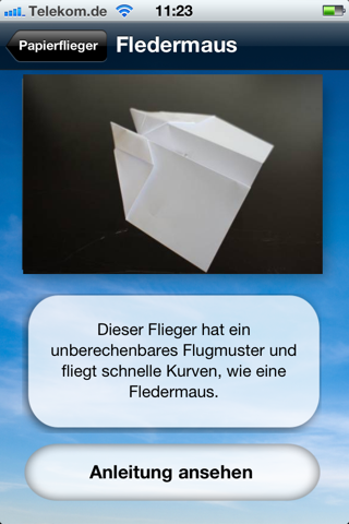 Paper aeroplane instructions - Free screenshot 3