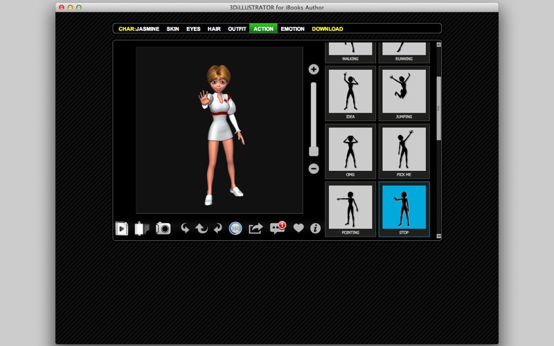 3DiLLUSTRATOR for iBooks Author Screenshot