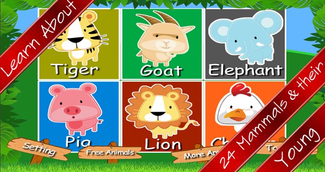 Animals Life Cycle - Mammals And Their Young(圖2)-速報App