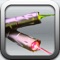 A Laser Pointer is a actual real laser pointer for the iphone, ipod touch and ipad