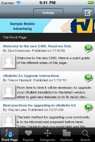 HowardForums Mobile screenshot 3