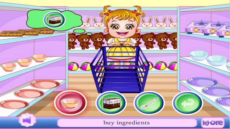 Baby Chef Shopping & Cook & Dessert - for Holiday & Kids Game