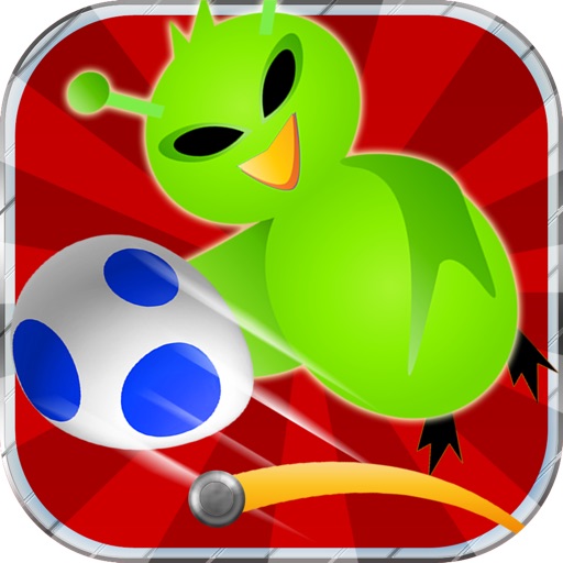 Little Space Bird: Egg Drop - Fun Addictive Egg Bouncing Game (Best free kids games)