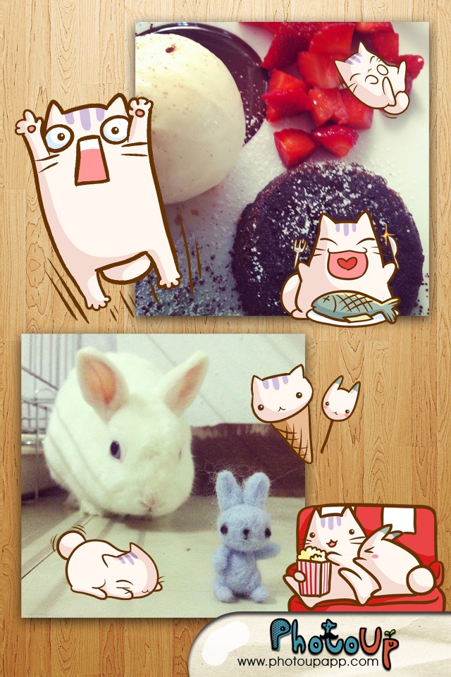 Nabbit Cam by PhotoUp - Cute  Rabbit Bunny Cat Stamps Photo Frame Filter Decoration App screenshot 2