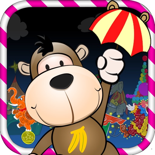 Candy Monkey Circus Lite -  Jumping Ninja Adventure Games Icon