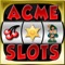 Acme Slots Machine Mega - Bonus Wheel and Multiple Paylines Edition Games