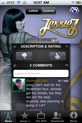 Jessie J – Mobile Backstage screenshot 2