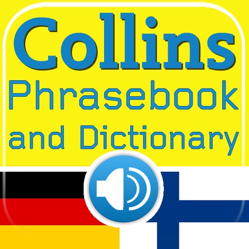 Collins German<->Finnish Phrasebook & Dictionary with Audio icon