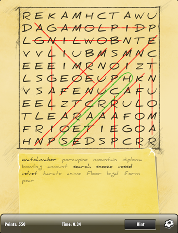 Wordsearch HD FREE! screenshot 3