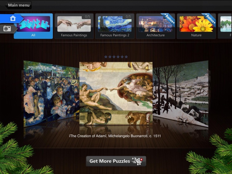 Jigsaw Puzzles: Great Paintings