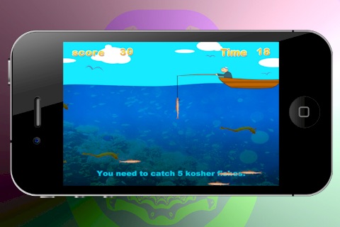 Kosher Fishing Game HD Lite screenshot 4