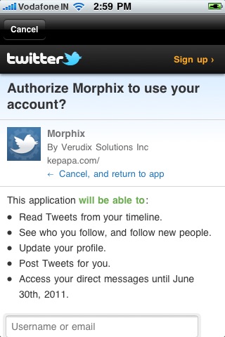 Morphix screenshot 4