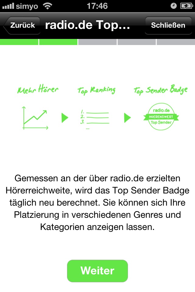 Radio Rank - radio.de für Sender screenshot 3