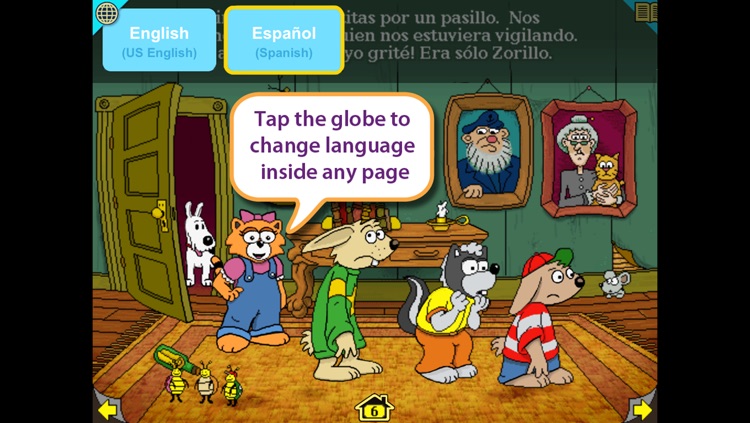 Harry and the Haunted House – Wanderful interactive storybook in English and Spanish