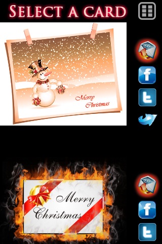 Christmas iCards LITE - (for Greetings) screenshot 4