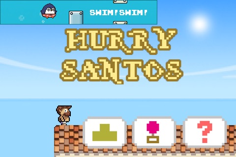 Flappy Santos - Bird on the Roof screenshot 2