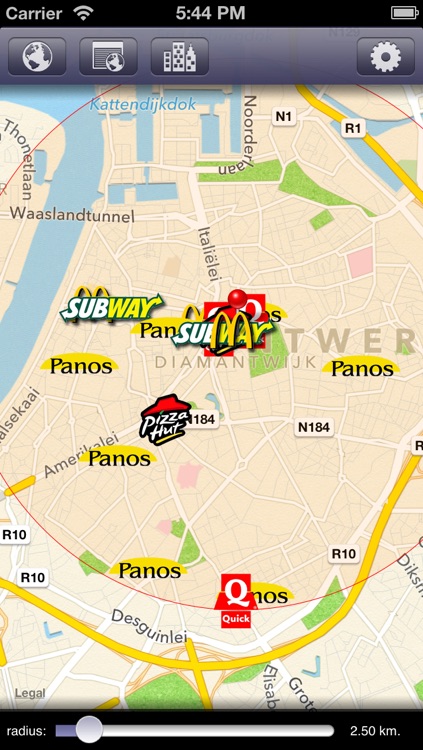 Zoek Fastfood Belgium