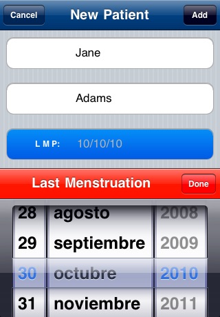 Gestational Age Calculator screenshot 2