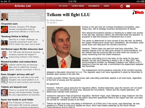 ITWeb IT News screenshot 4