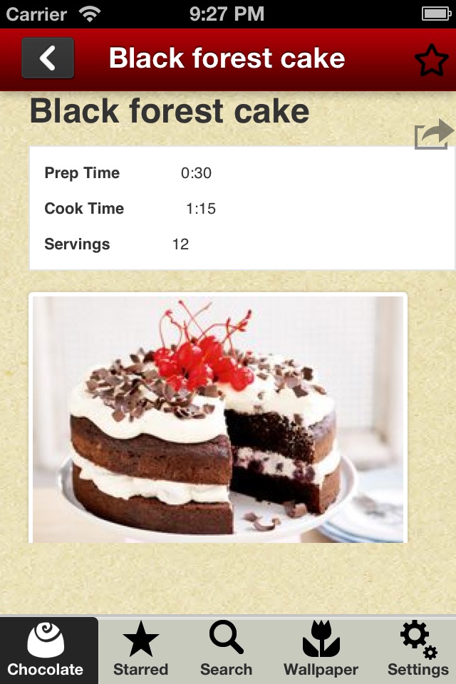 Chocolate Recipes Free screenshot 3