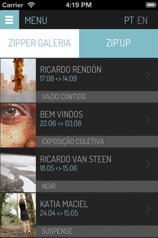 Zipper Galeria - Galeria de Arte Contemporânea - São Paulo/Brasil screenshot 3