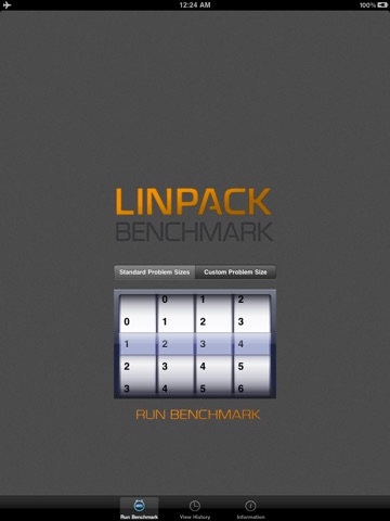 linpack benchmark equations