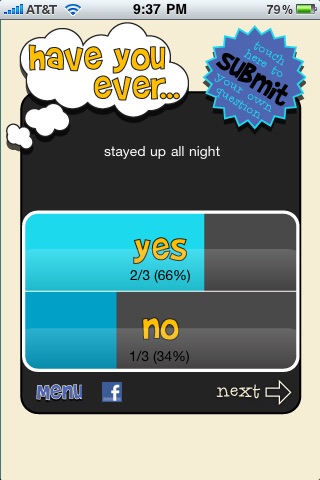 A Have You Ever ... game of never ending questions screenshot-3