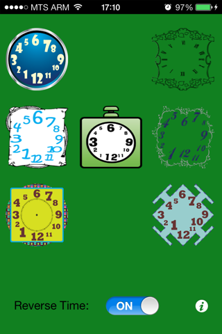 Reversed Reverse Clock (Customizable) screenshot 4