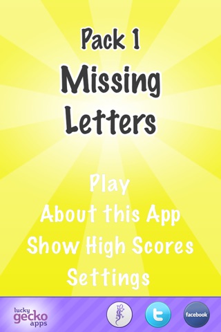 Missing Letters Pack 1 screenshot 2