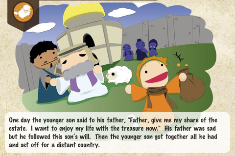 小羊聖經-尋找罪人的比喻 screenshot 2
