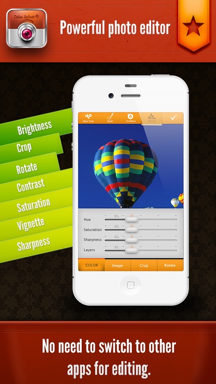 Color sensation! photo editor & recolor your images!