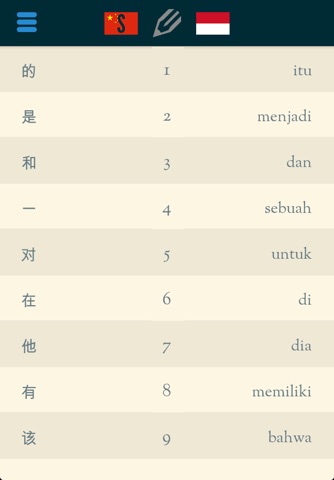 Easy Learning Indonesian - Translate & Learn - 60+ Languages, Quiz, frequent words lists, vocabulary screenshot 2