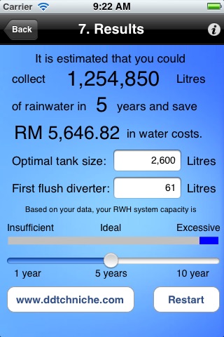 Rainwater Harvesting Calculator - Malaysia screenshot 4