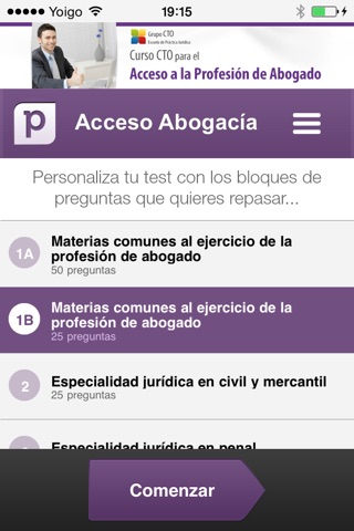 Preguntas Acceso Abogacía screenshot 2