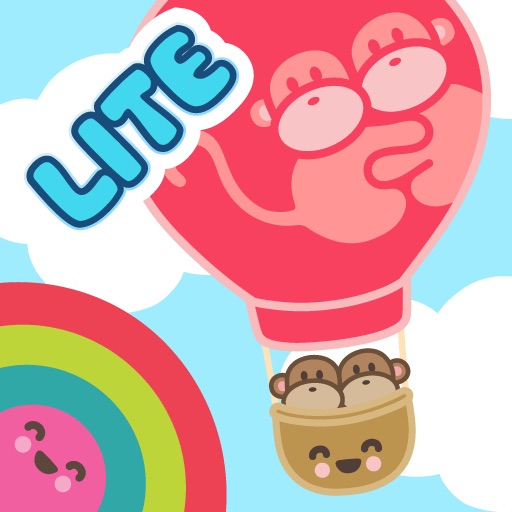 Kiwi and Pear's Balloon Adventure Lite iOS App