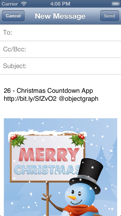 Christmas Countdown Free -  Snow Globe with Christmas Music screenshot-4