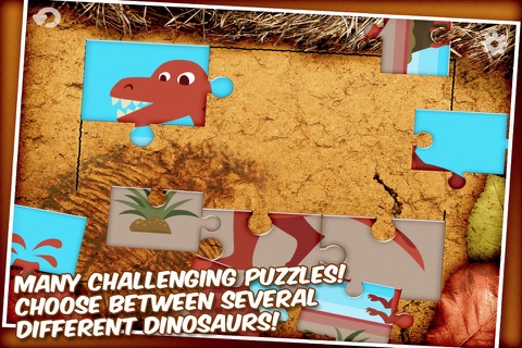 Dinosaur Jigsaw Puzzle - a game for kids with cool dinosaurs screenshot 2