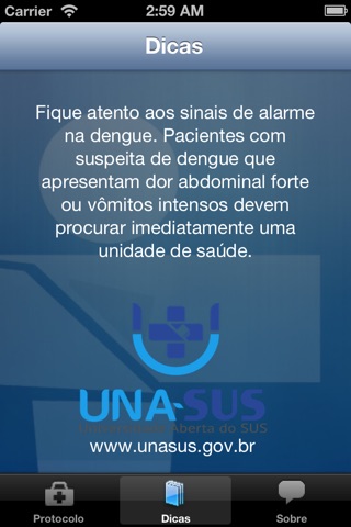 Dengue Unasus screenshot 3