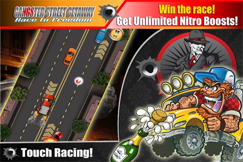 Gangster Street Getaway Race To Freedom : FREE Monster Crime Truck vs Highways Cops screenshot 3