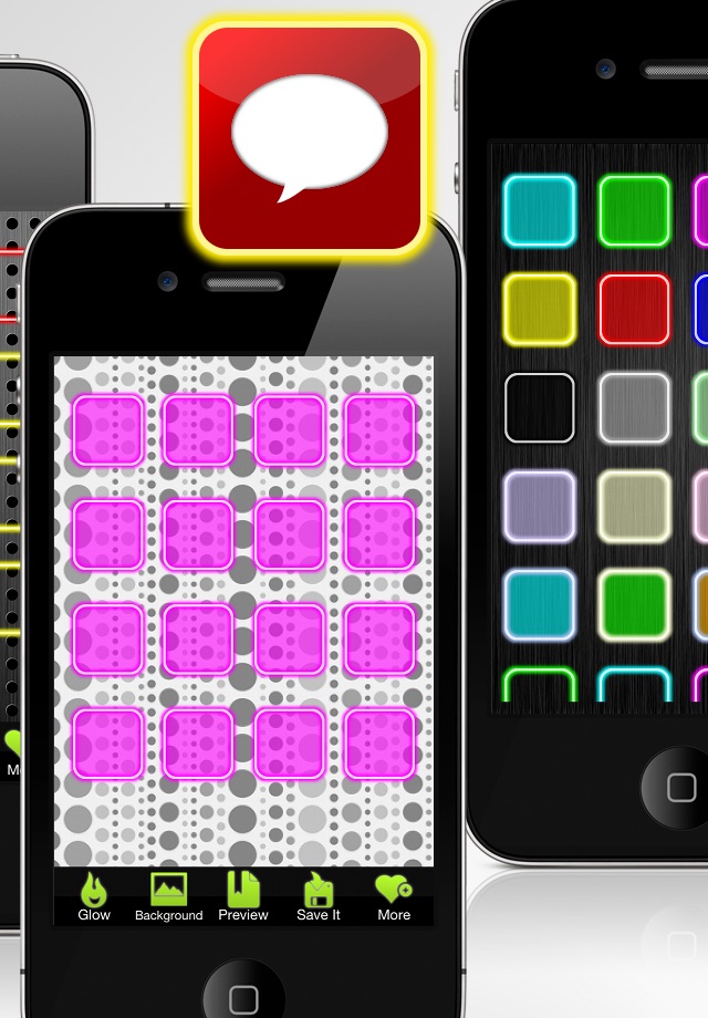 Glowing App Icons - Home Screen Maker screenshot 4