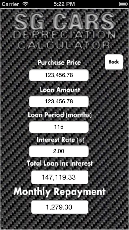 SG Car Depreciation Calculator